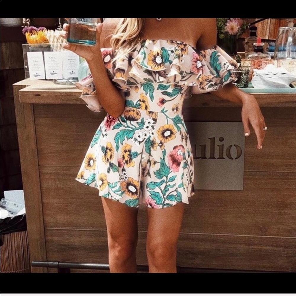 LAST ONE -Almost Paradise Romper - Picture 1 of 5